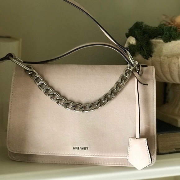 Nine West Handbags - Nine West blush velvet bag